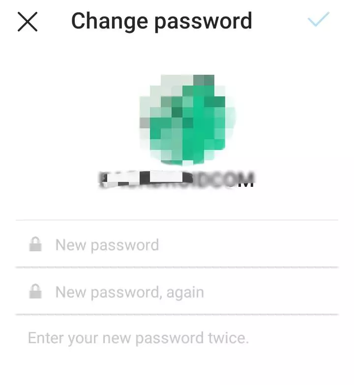 changing insta password