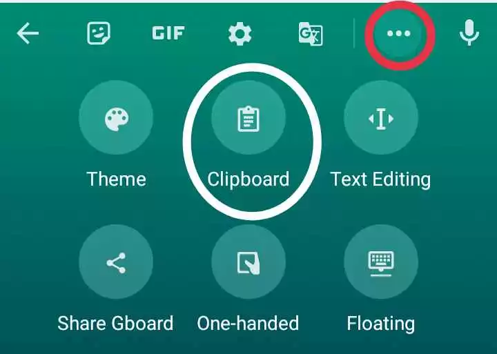 To access clipboard board android
